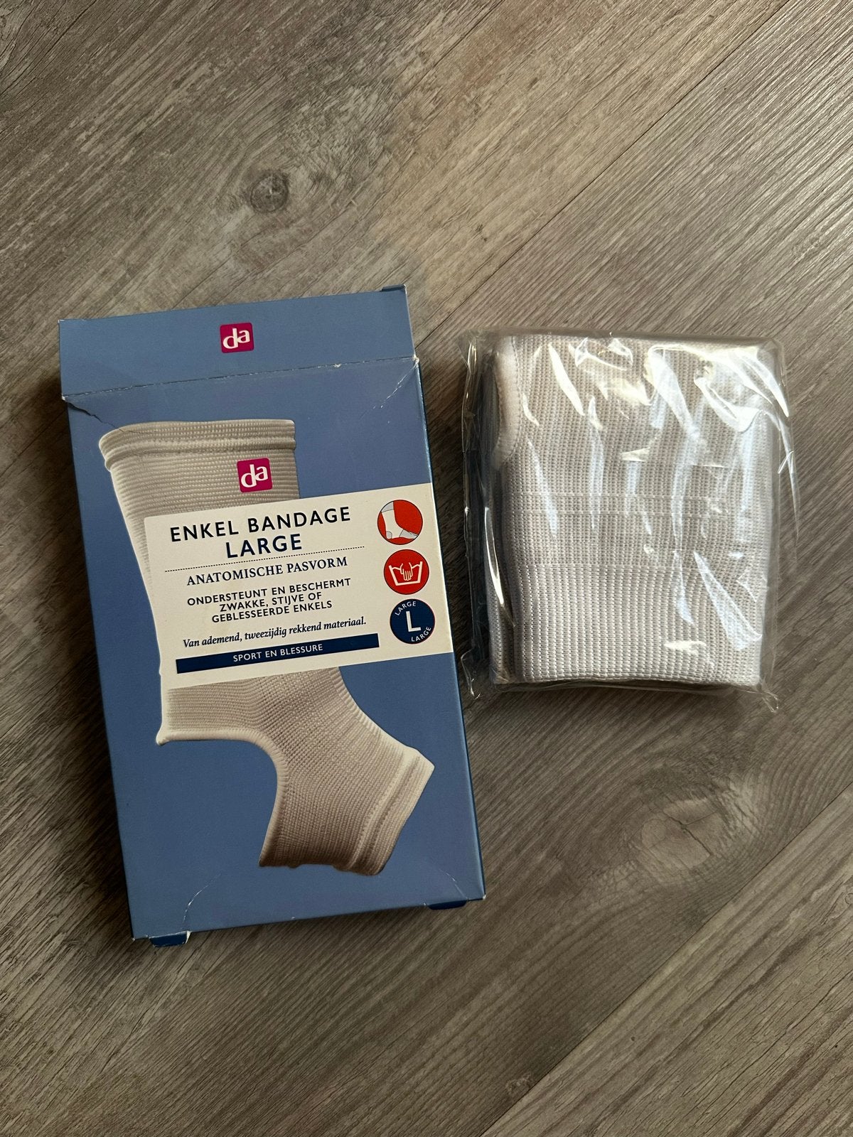 Nieuwe enkel bandage in plastic verpakking maat L, Ophalen of Verzenden, Nieuw