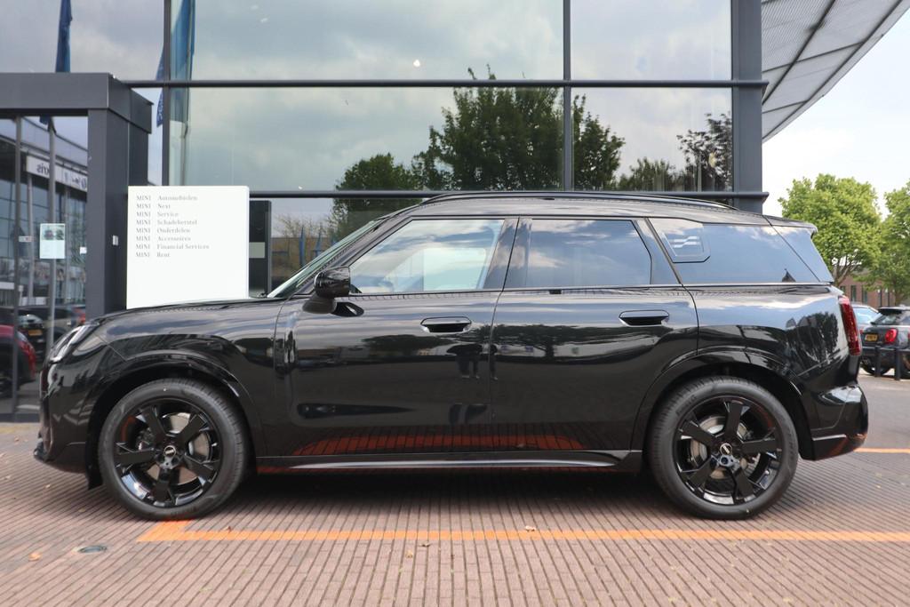 MINI Countryman C | John Cooper Works Trim + Pakket L, Automatische klimaatregeling, Met garantie (alle), Leder en Stof, Zwart