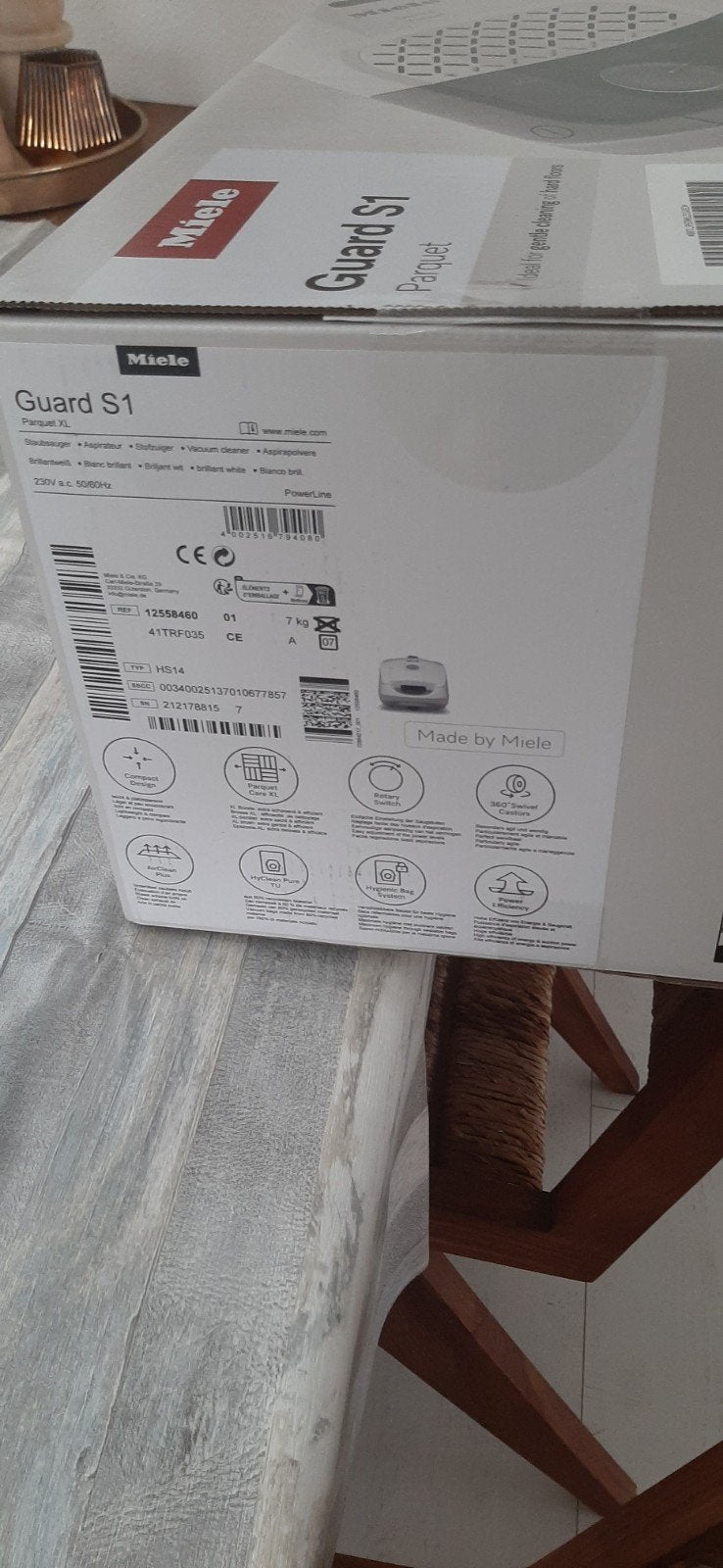 Miele Guard S1 Parquet stofzuiger - Nieuw in doos, Nieuw, Miele, Minder dan 1200 watt, Ophalen
