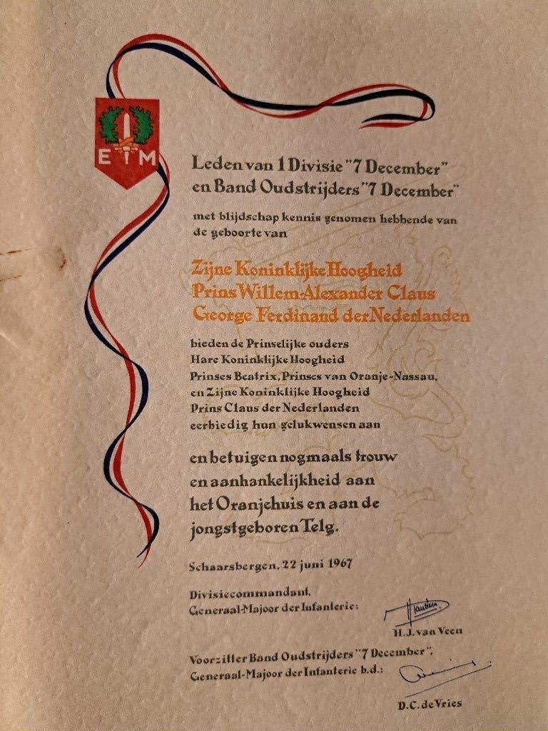 !e Divisie en Band Oudstrijders 7 December, Verzenden, Landmacht, Nederland, Foto of Poster