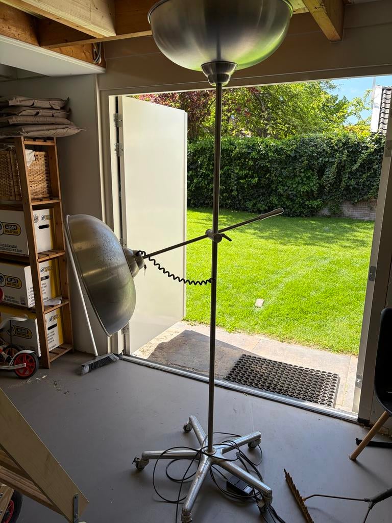 Professionele vloerlamp / studiolamp, metaal, Ophalen, Gebruikt, Metaal, 150 tot 200 cm