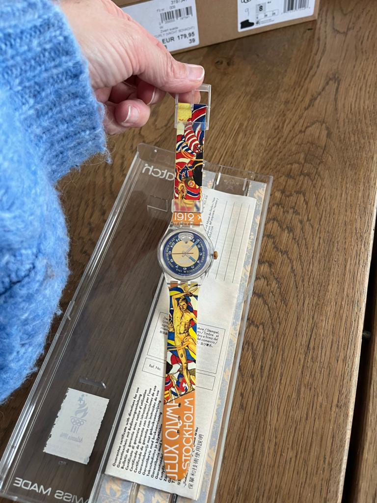 Swatch Automatic Stockholm 1912 (SAZ103) - Vintage, Kunststof, Polshorloge, Swatch, Nieuw