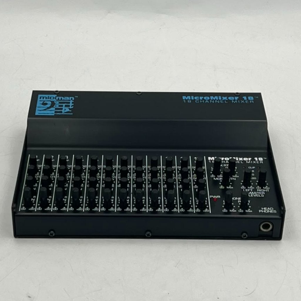 Midiman Micromixer 18 - 18 kanaals mixer - Vintage audio, Flex Ltd., Zo goed als nieuw, https://flex.com/contact-us, Nobelstraat 10, 5807 GA Oostrum LB, Limburg, Nederland