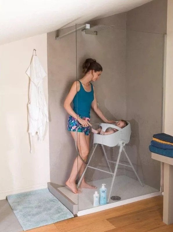 Chicco Bad - Douche Bubble Nest met standaard., Ophalen of Verzenden, Badje, Standaard
