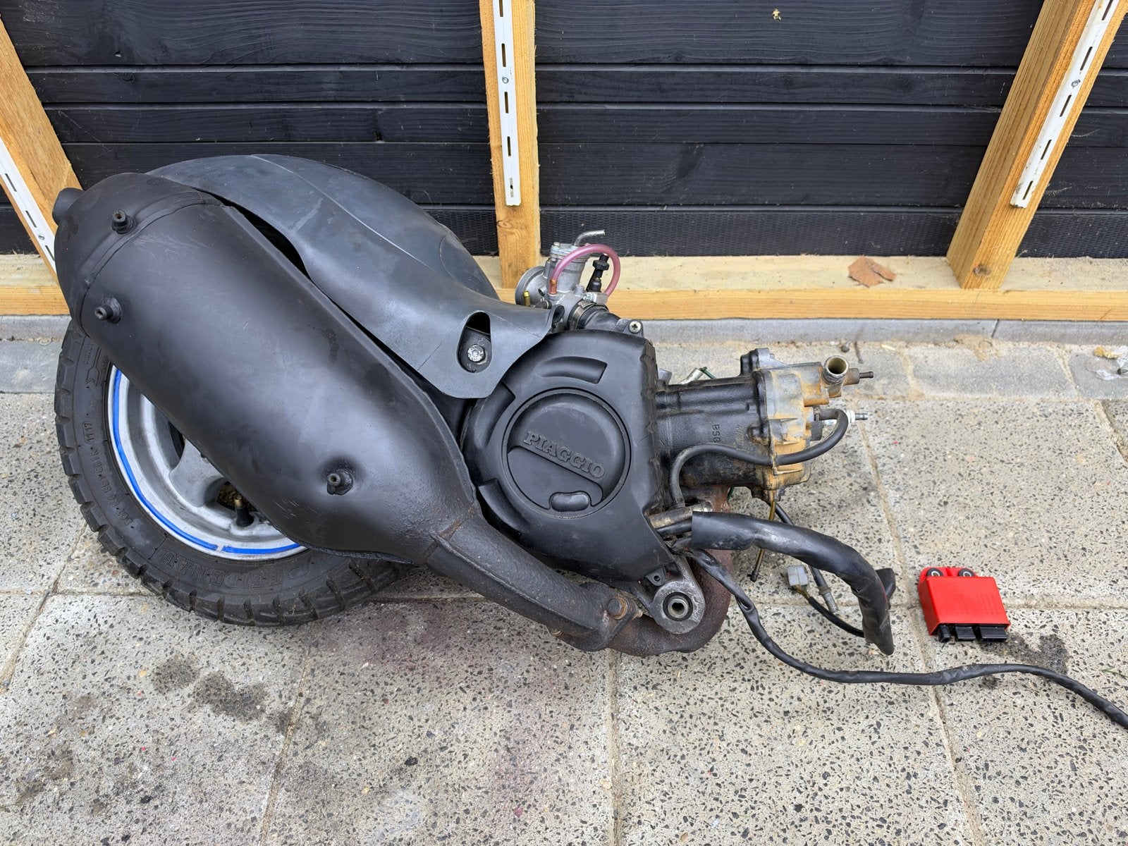 Piaggio Hexagon 125cc blok met 24 PWK carburateur, Ophalen, Gebruikt, Blok, Piaggio