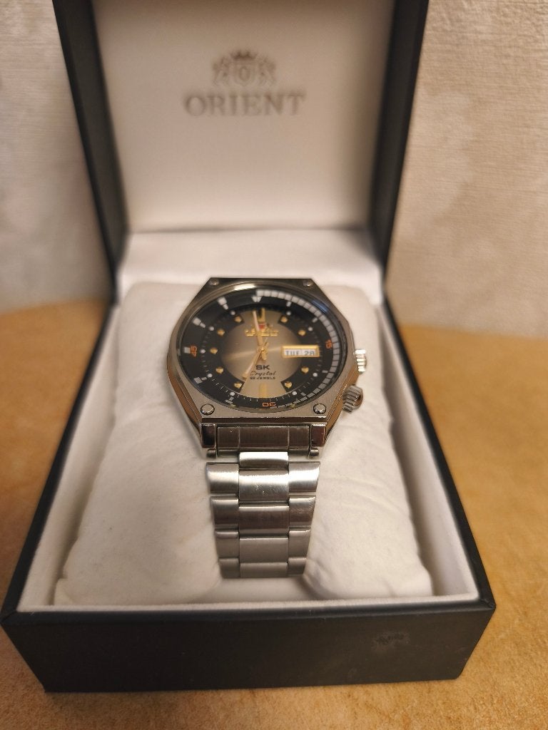 Orient SK Diver Crystal, Overige merken, Staal, Gebruikt, Staal
