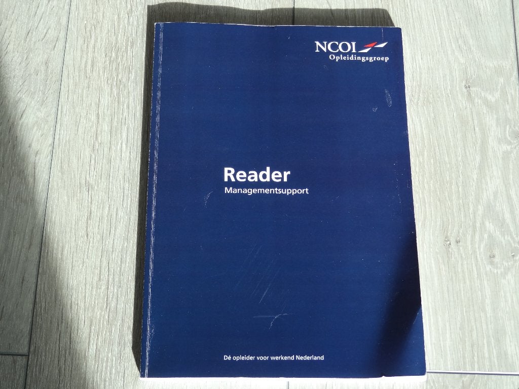 NCOI Reader Managementsupport >Snelle Verzending!<, Ophalen of Verzenden, Beta, Zo goed als nieuw, HBO