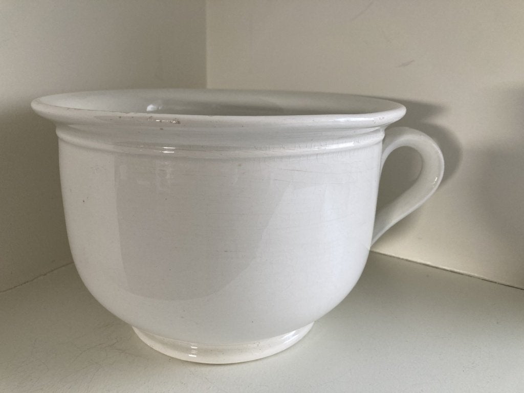 Brocante porseleinen po - Ceramique Maastricht, Antiek en Kunst, Ophalen of Verzenden