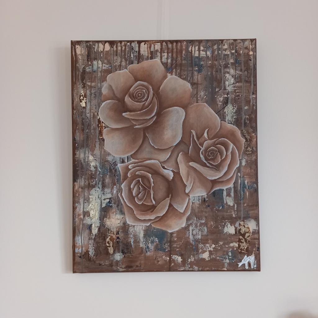 Beinig alive- Acrylschilderij, 40x50 cm, Ophalen of Verzenden