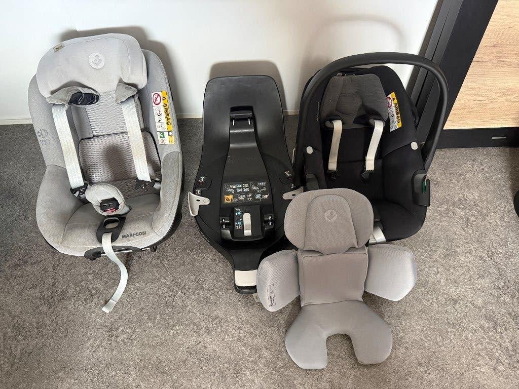 Maxi cosi complete set, Ophalen, Verstelbare rugleuning, Gebruikt, 9 t/m 18 kg