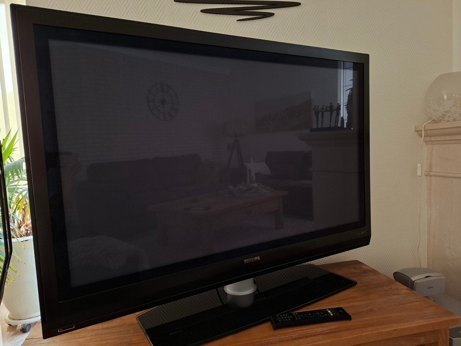 Philips TV plasma 50"  HD / retrogame, Ophalen, Philips, Gebruikt, 50 Hz