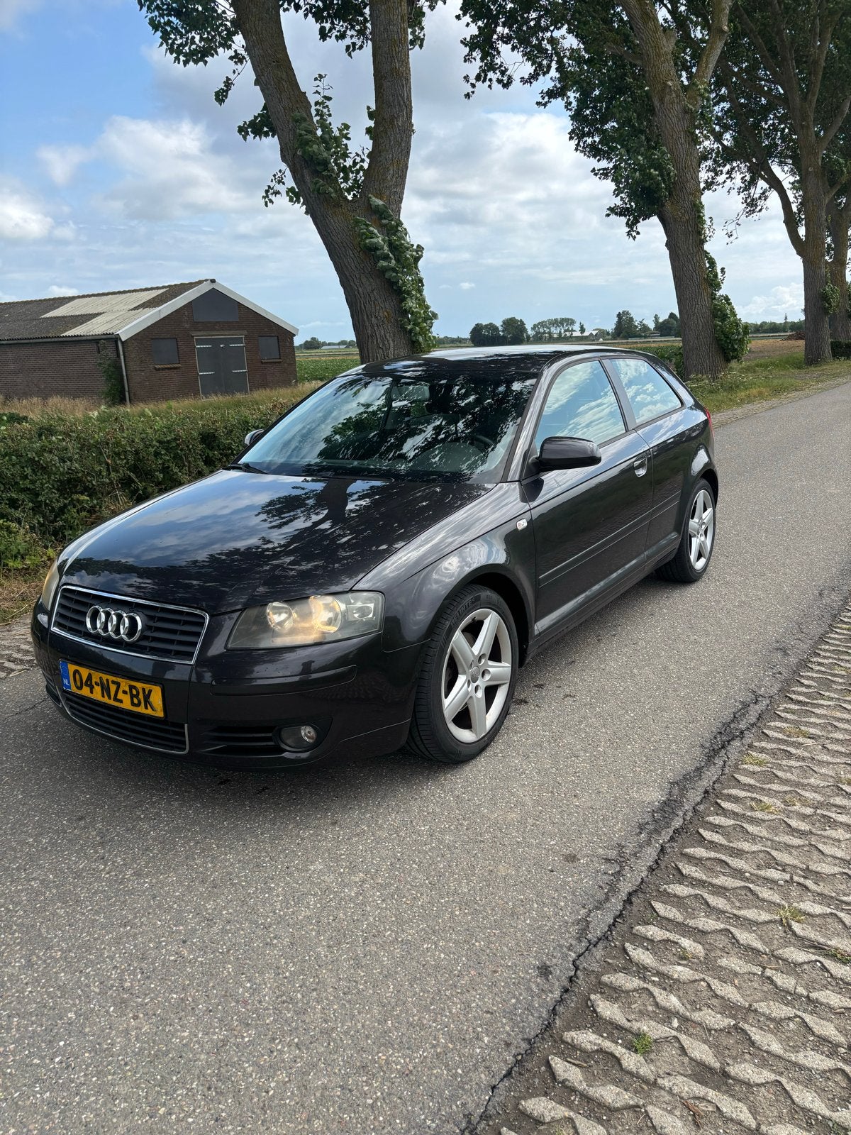 Audi A3 2.0 110KW 3D 2004 Grijs moet nu weg, Voorwielaandrijving, 4 cilinders, 1984 cc, Handgeschakeld
