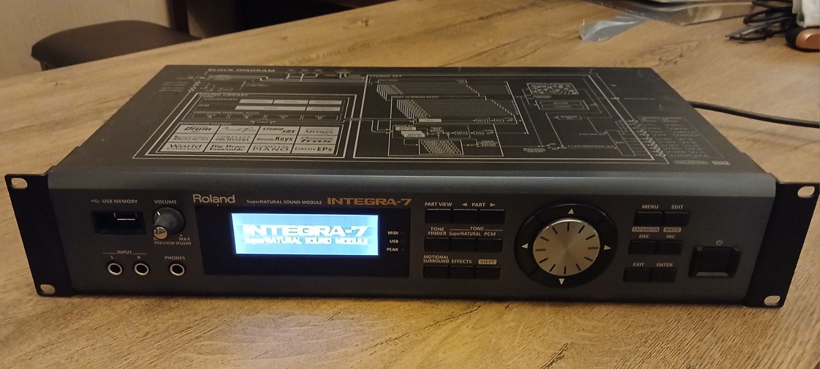 Roland INTEGRA-7 SuperNATURAL Sound Module, Muziek en Instrumenten, Ophalen of Verzenden, Zo goed als nieuw