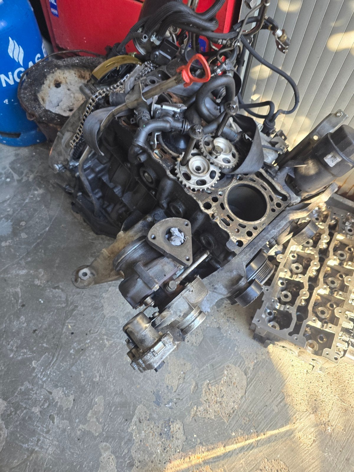Te koop Mercedes-Benz motor van C180 CDI, Ophalen of Verzenden, Gebruikt, Universele onderdelen