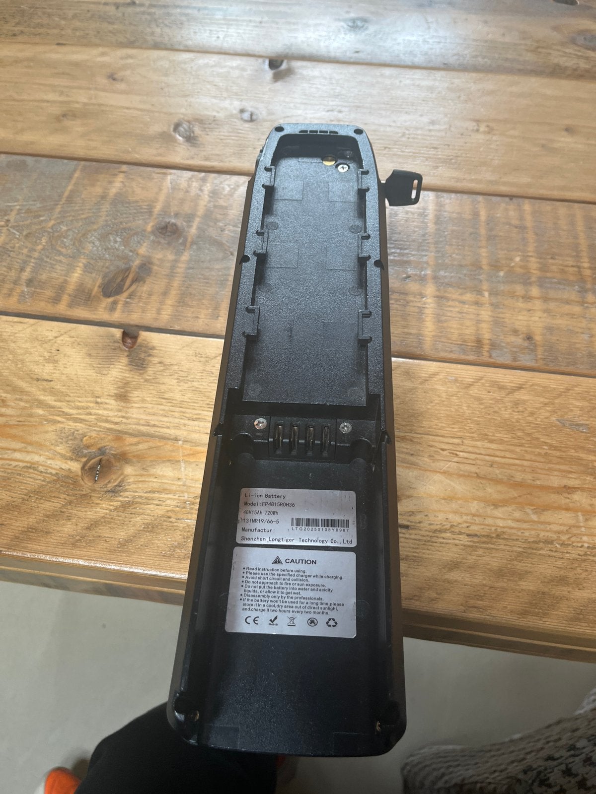 Nieuwe 4-pins accu behuizing met sleutel, Nieuw