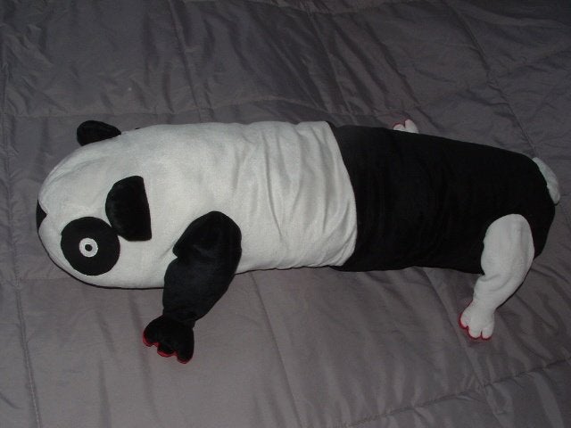 IKEA HOND KNUFFEL LANGWERPIG VELOURS WIT/ZWART MET RODE, Kinderen en Baby's, Ophalen of Verzenden, Nieuw, Overige typen