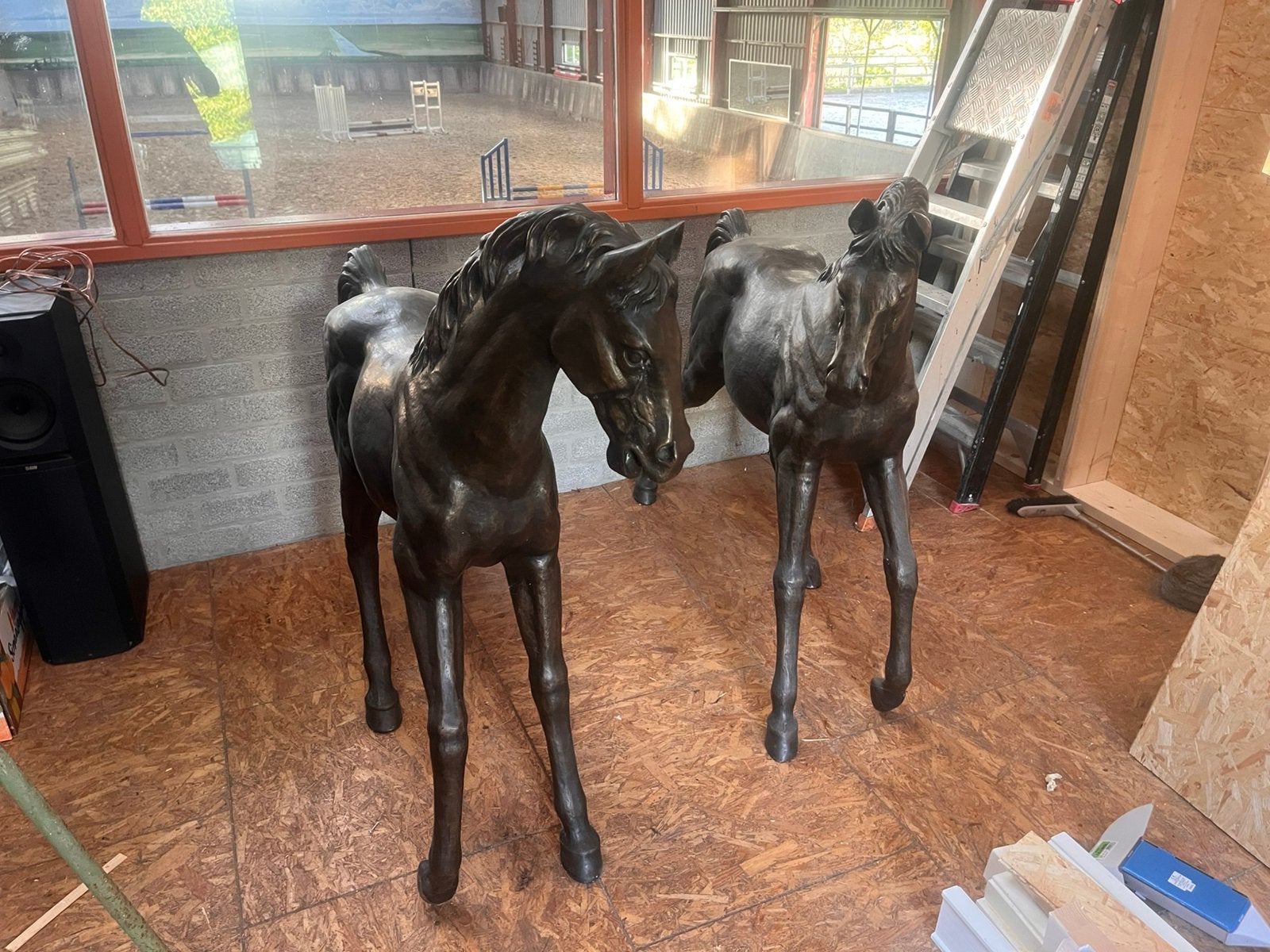 Bronzen paarden, Ophalen, Zo goed als nieuw, Dier