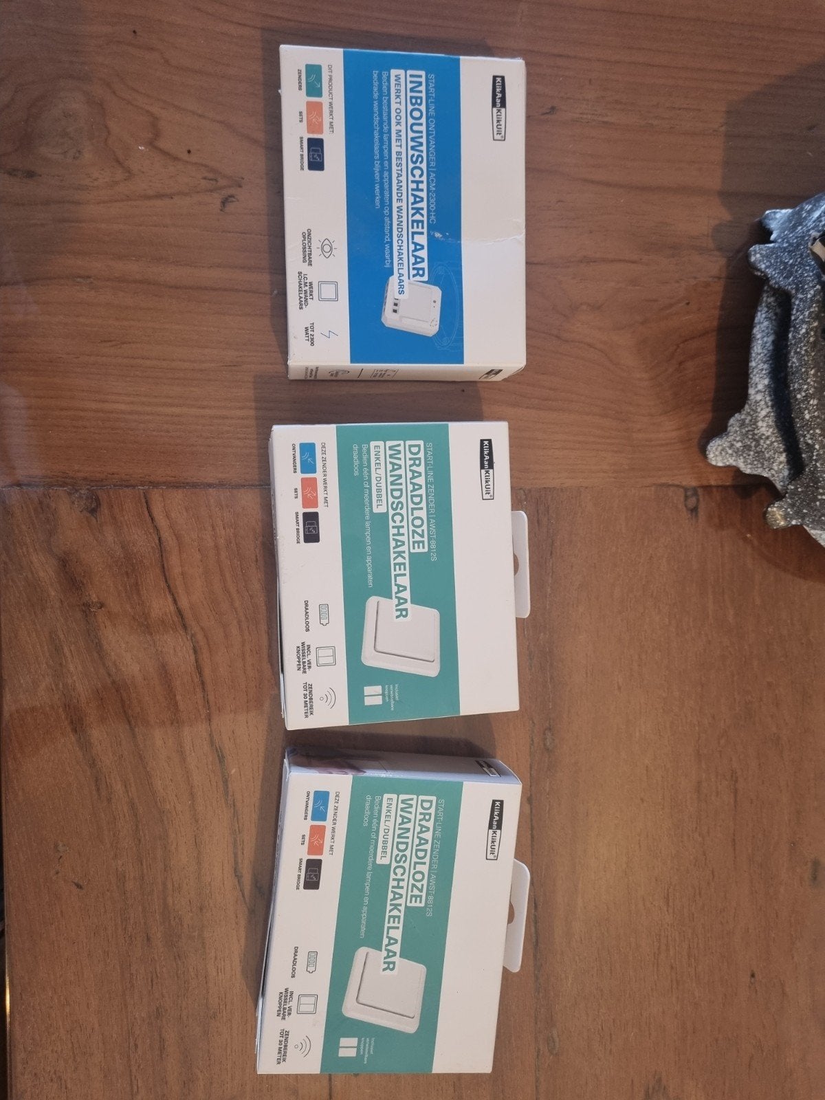 Kikaankik Inbouwschakelaar en Draadloze Wandschakelaar, Ophalen of Verzenden, Nieuw, Overige merken, Schakelaar