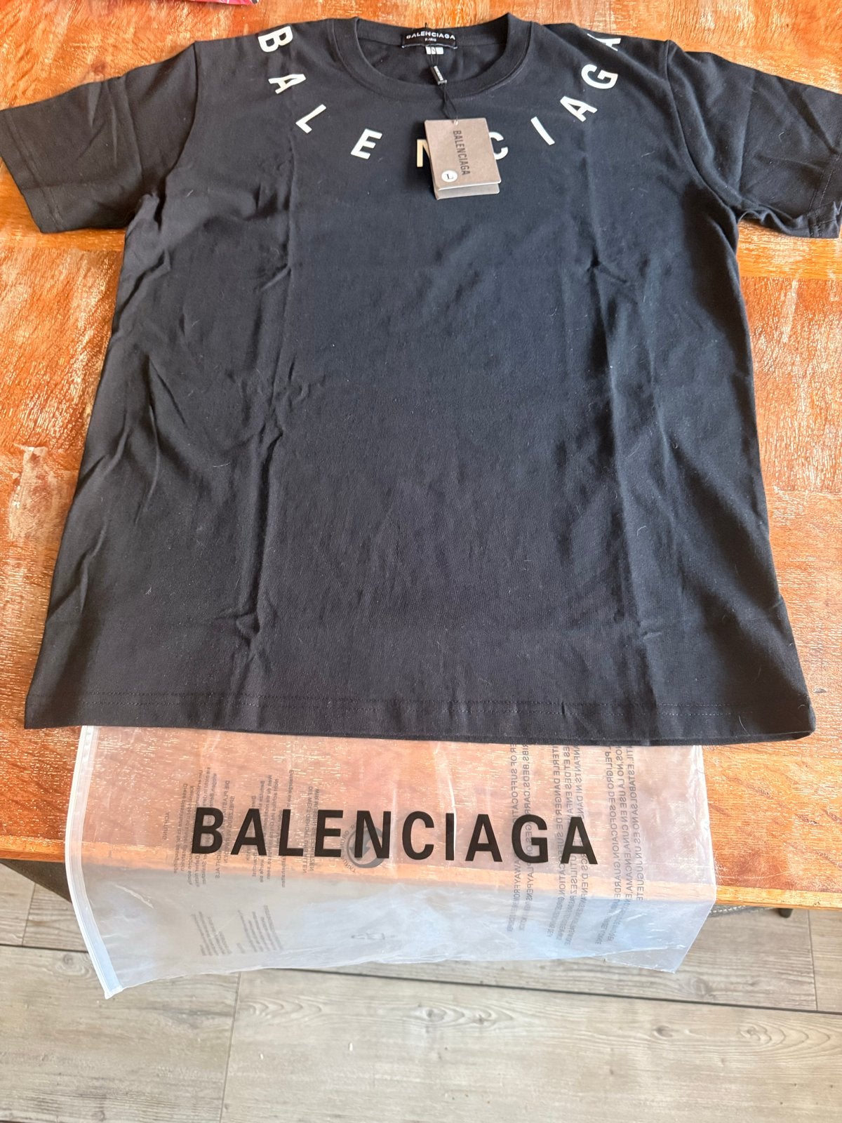 Balenciaga T-shirt Zwart Maat M, Ophalen of Verzenden, Nieuw, Maat 48/50 (M), Zwart