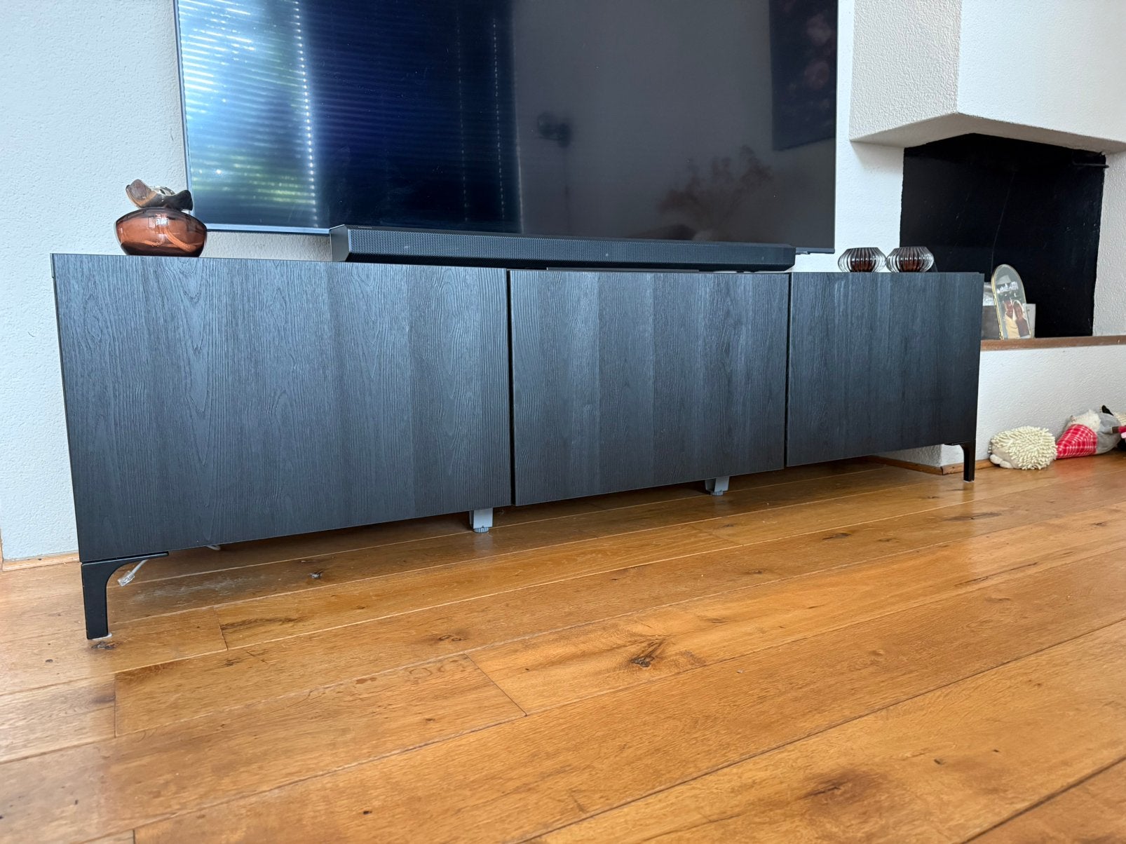 IKEA BESTÅ TV-meubel, Ophalen, 150 tot 200 cm, Zo goed als nieuw, Minder dan 100 cm