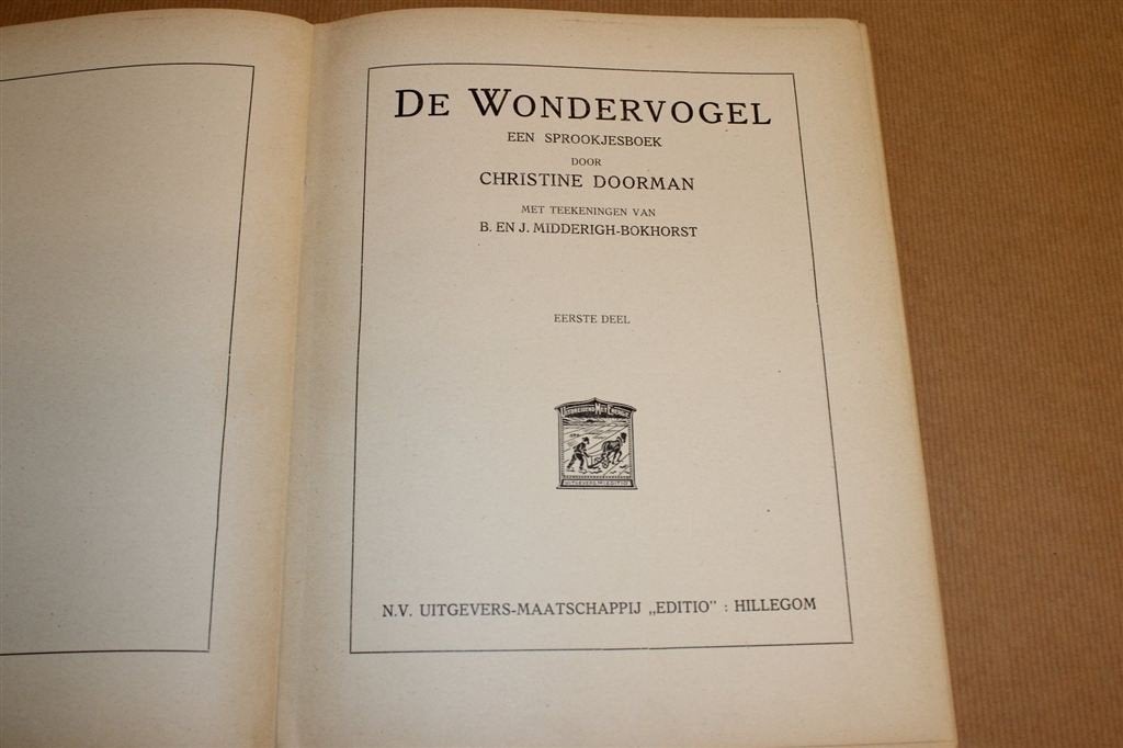 De Wondervogel [1921] — Illustraties Midderigh-Bokhorst, Ophalen of Verzenden, Gelezen