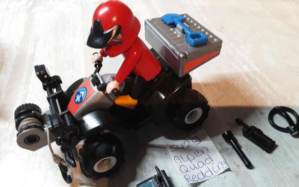 5429 alpenquad reddingswerker., Ophalen of Verzenden, Zo goed als nieuw, Complete set