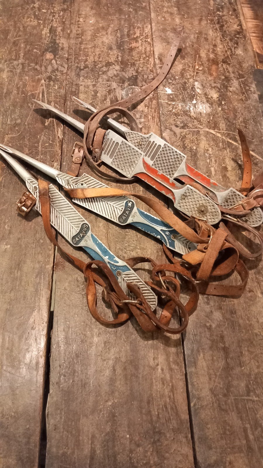 Vintage Batavus Friese Doorlopers Schaatsen Maat 28 1/2, Ophalen of Verzenden, Gebruikt, Friese doorlopers, Overige merken