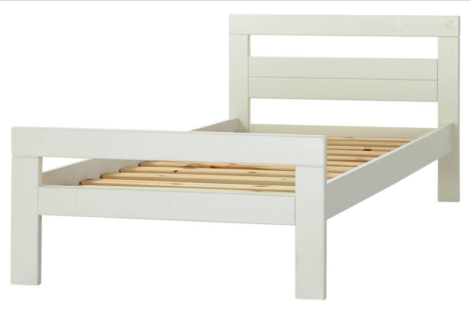Nous Living * Wehkamp Home Bed Capri *Wit *90x200 cm, Huis en Inrichting, Slaapkamer | Bedden, Gebruikt, 90 cm, Eenpersoons, Wit