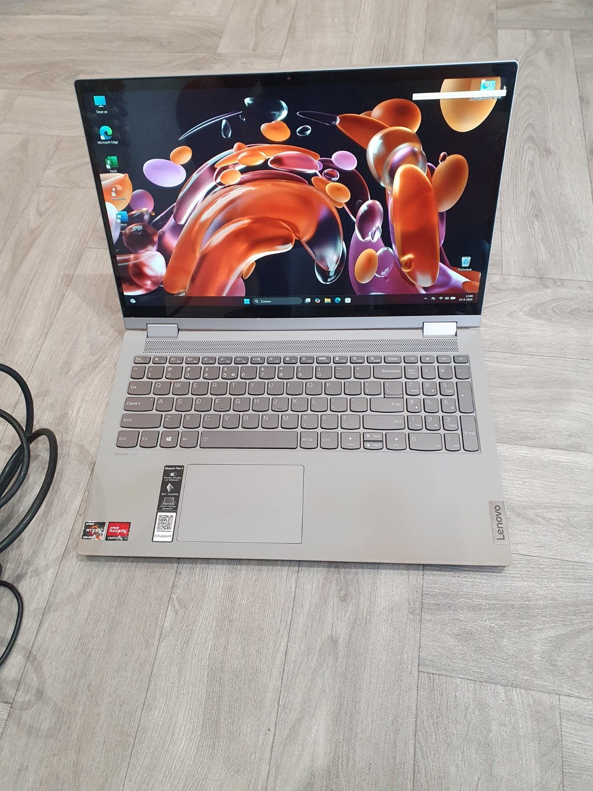 laptop Amd ryzen flex 5 / 5500u / 8gb / nvme 256 / office, Computers en Software, Windows Laptops, Ophalen, 8 GB, Zo goed als nieuw