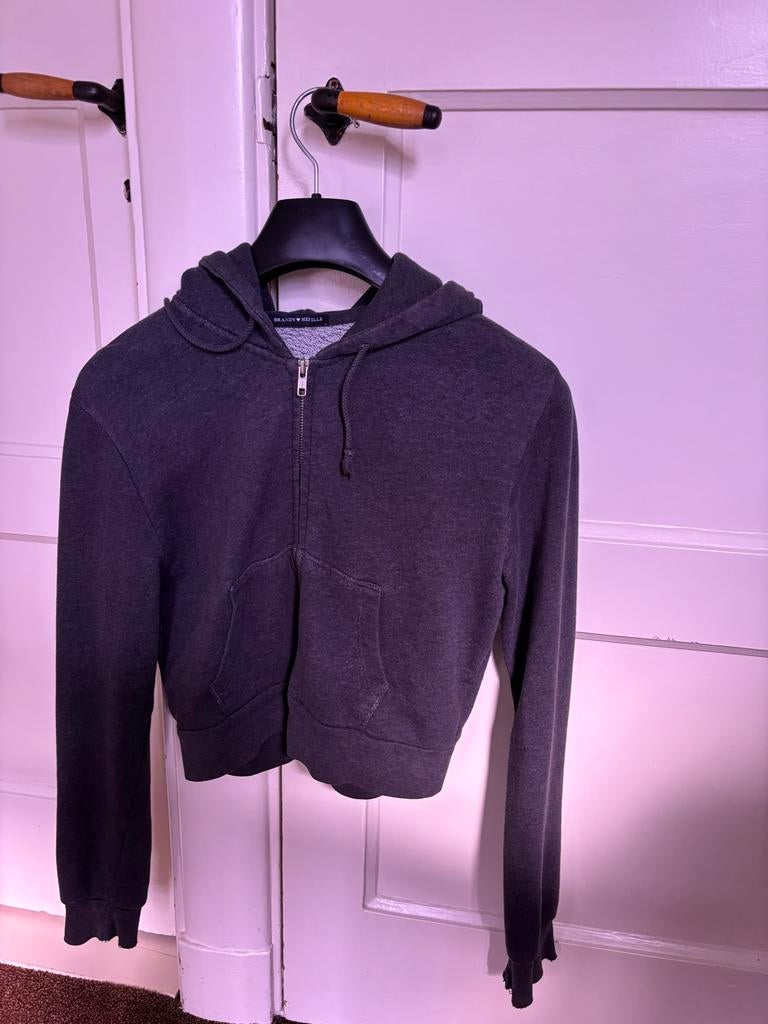Brandy Melville vest maat S - Donkergrijs, Ophalen of Verzenden, Gedragen, Maat 36 (S), Grijs