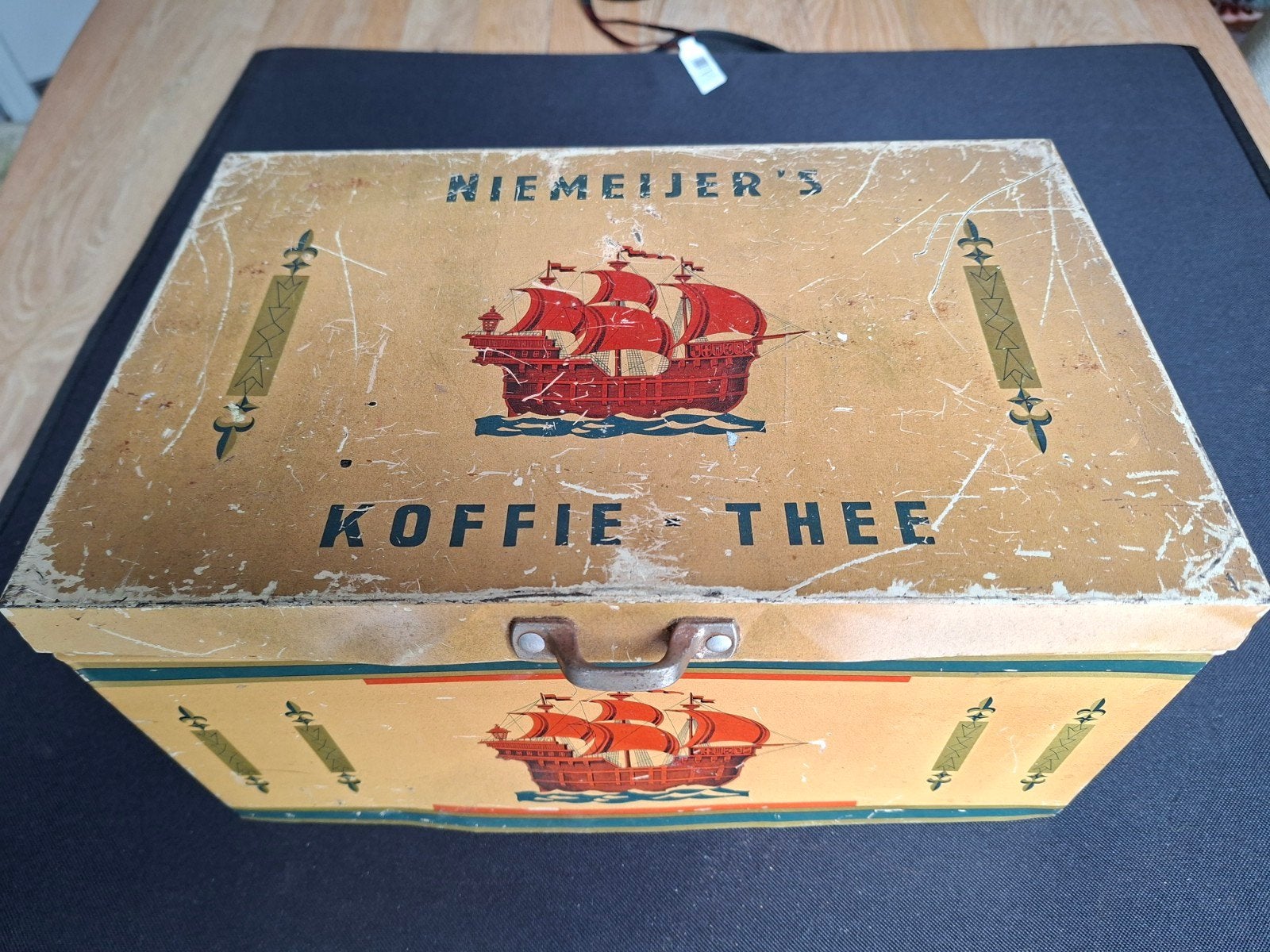 Niemeijer's koffie en thee blik, Verzamelen, Blikken, Ophalen of Verzenden, Gebruikt, Koffie