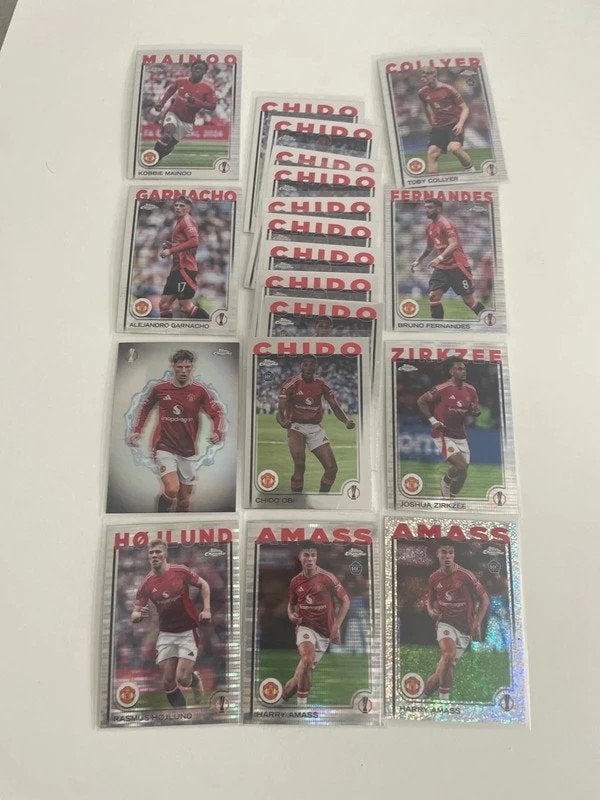 Topps chrome manchester united, Ophalen of Verzenden, Nieuw