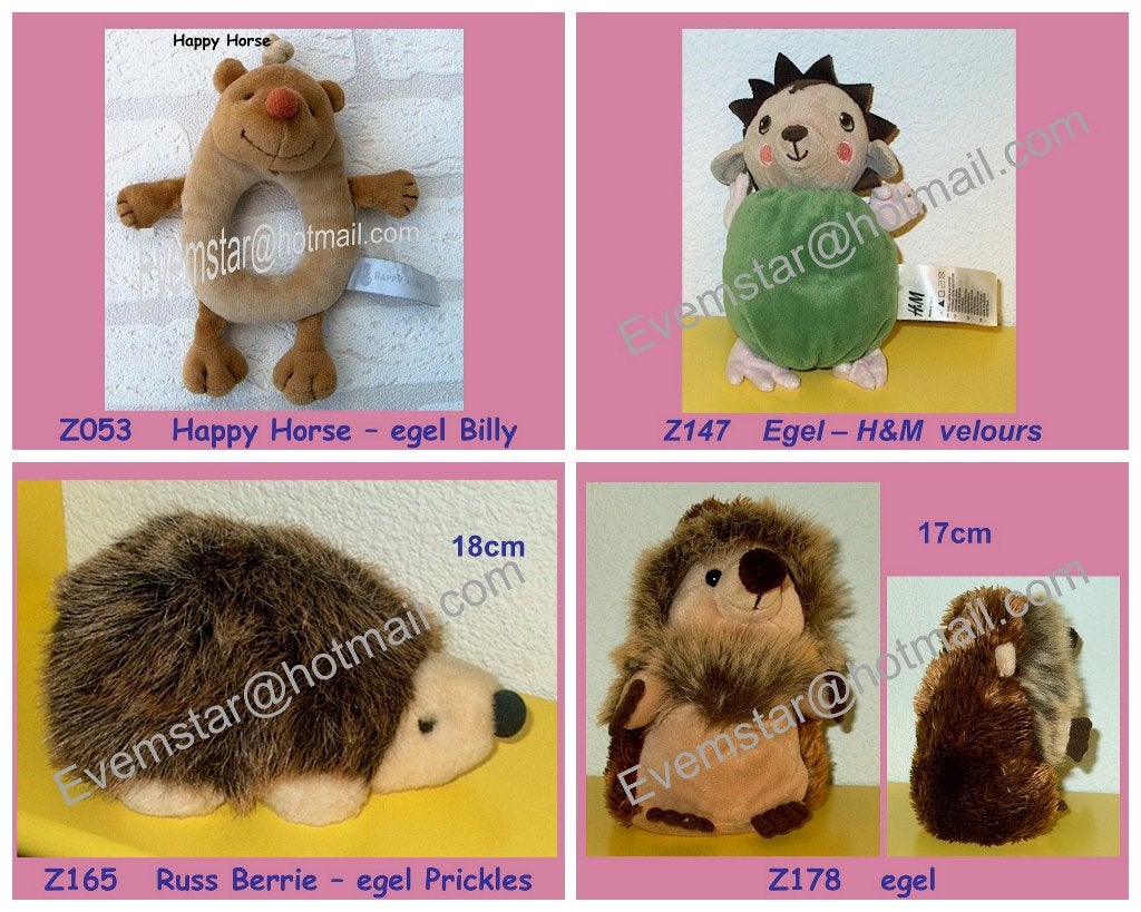 Egel Egeltje H&M Russ Berrie Happy Horse, Ophalen, Zo goed als nieuw, Overige typen