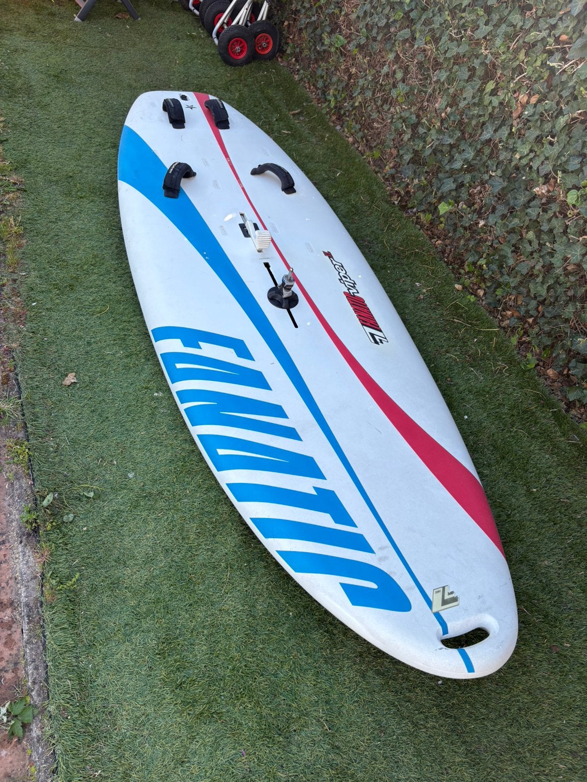 Fanatic Viper beginnersplank / trapeze/ eckla kar, Watersport en Boten, Windsurfen, Ophalen, Zo goed als nieuw, Overige typen