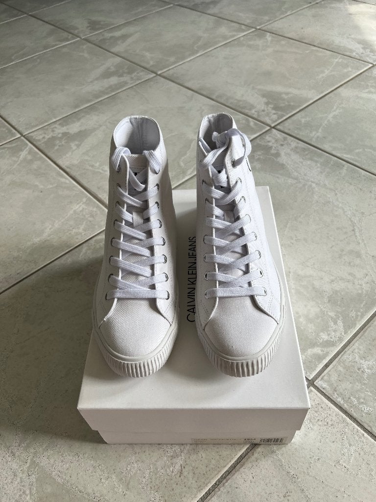 Calvin Klein Jeans sneakers Augusto maat 39, Kleding | Dames, Schoenen, Verzenden, Wit, Nieuw, Sneakers of Gympen