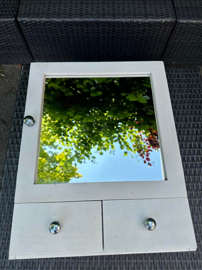 Spiegelkastje met lades - Kleine schades, afmetingen, Ophalen of Verzenden, Gebruikt