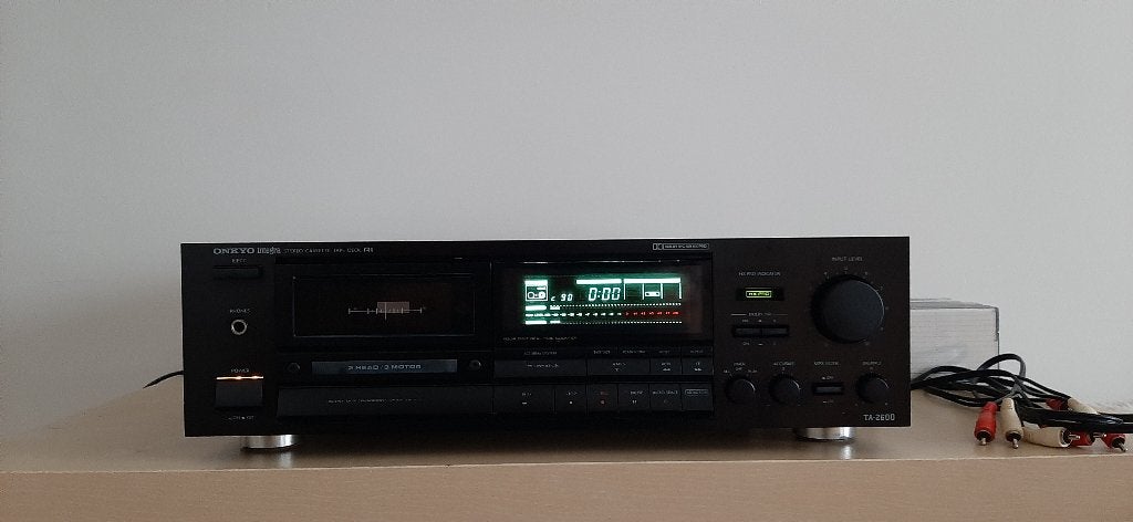ONKYO TA-2600 3-koppen/3-motoren systeem, Audio, Tv en Foto, Ophalen of Verzenden, Enkel, Overige merken, Tiptoetsen