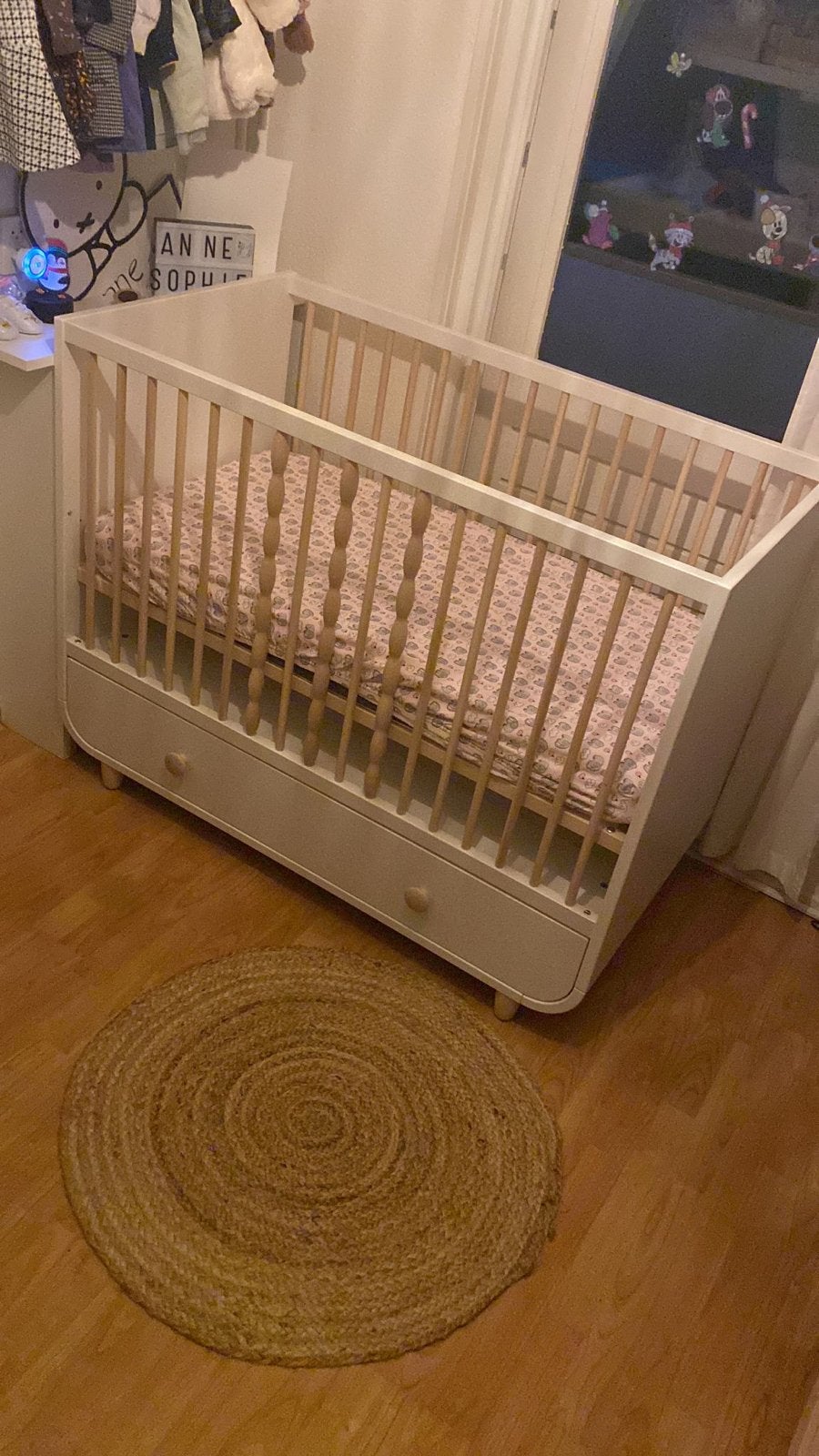 IKEA Myllra Ledikant 60x120 cm wit met lade, Ophalen, Zo goed als nieuw, Ledikant
