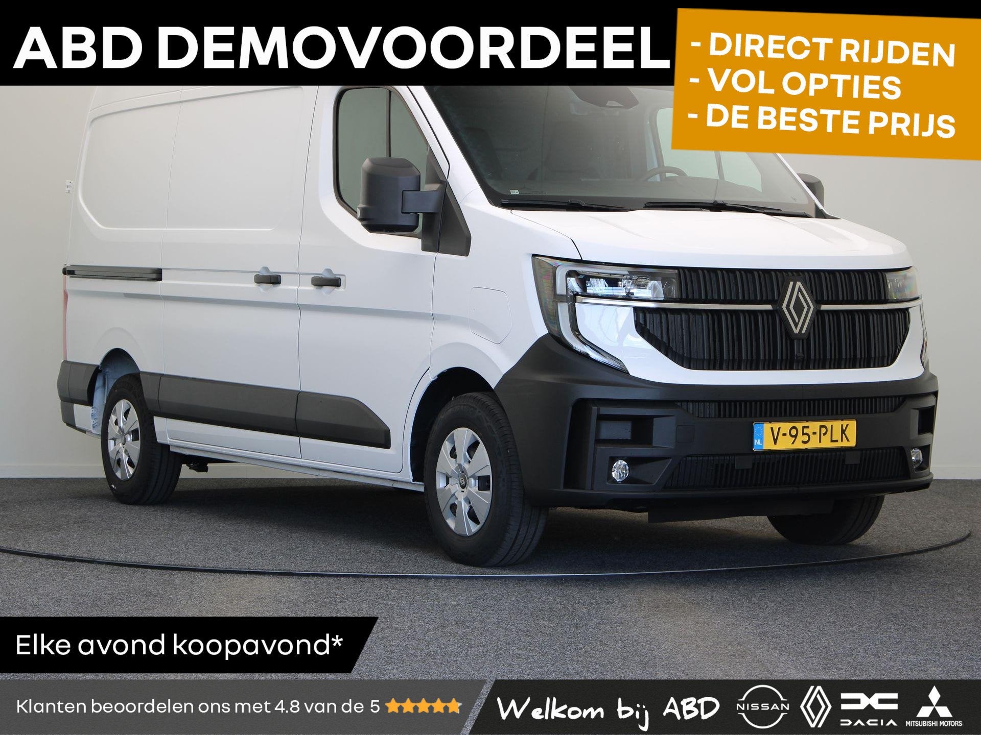 Renault Master E-Tech T35 L2H2 Extra long range 87 kWh | Ach, Auto's, 143 pk, Wit, Origineel Nederlands, Nieuw