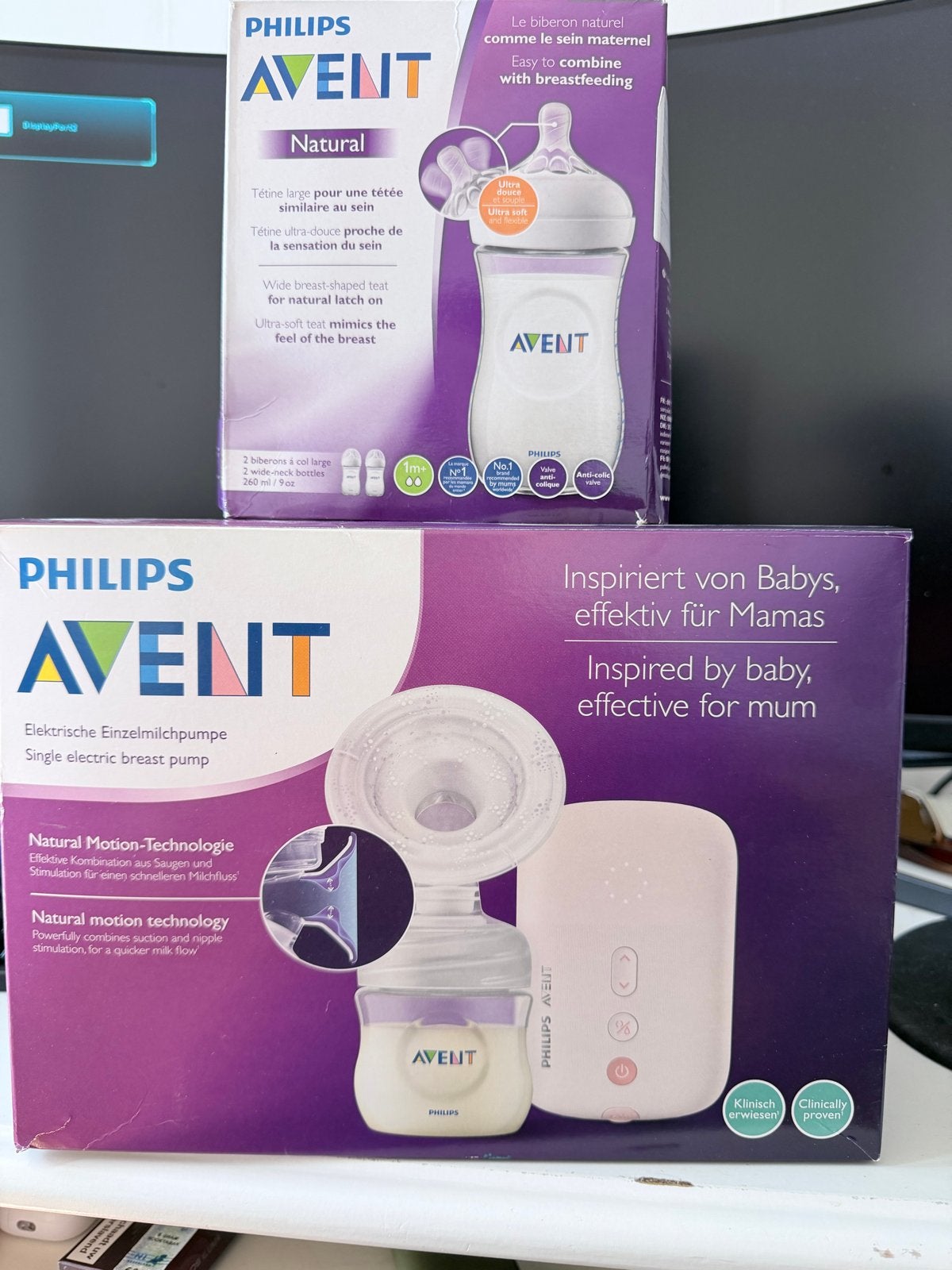 Philips Avent Elektrische Einzelmilchpumpe, Ophalen, Nieuw, Borstkolf, Philips Avent