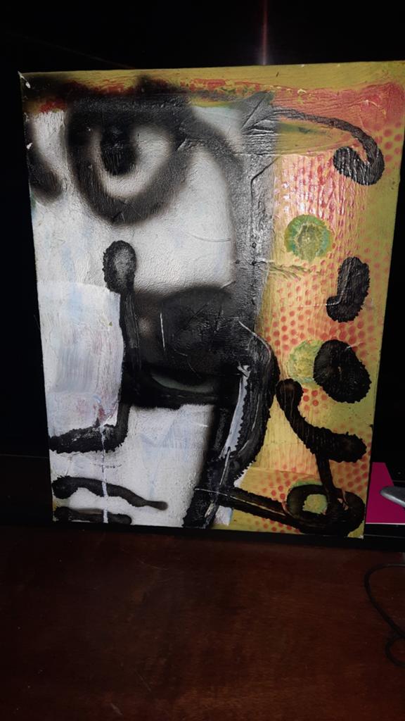 Herman Brood schilderij, Antiek en Kunst, Kunst | Schilderijen | Modern, Ophalen of Verzenden
