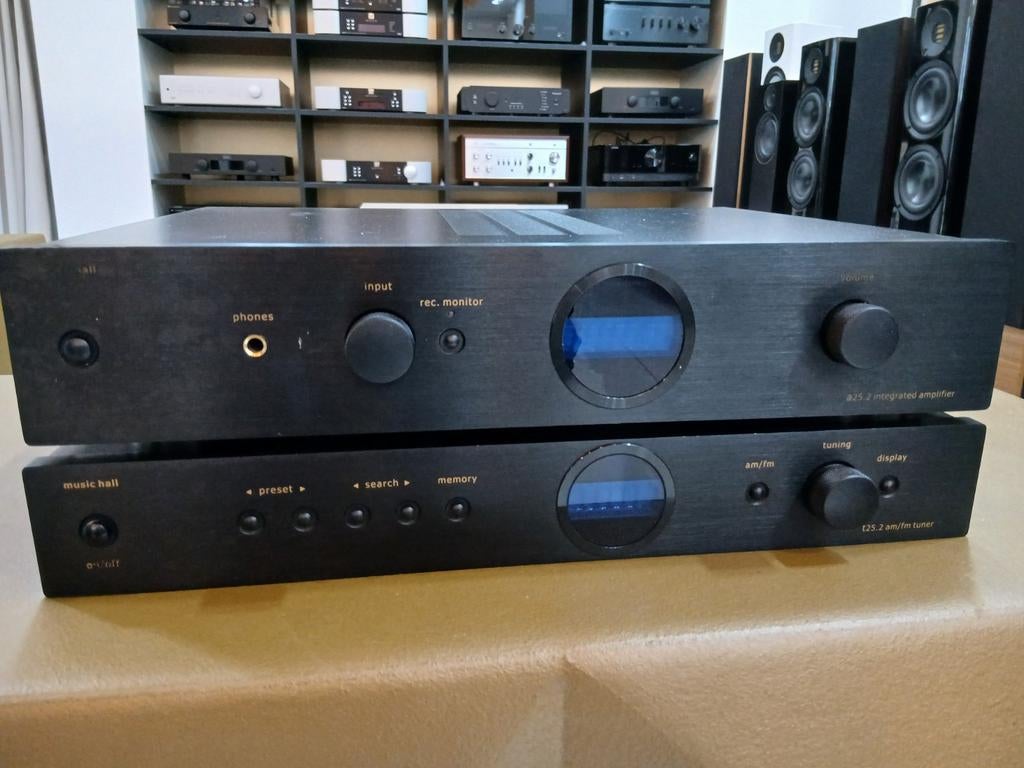 Music Hall A25.2 en T25.2, Ophalen, Gebruikt, 120 watt of meer, Overige merken