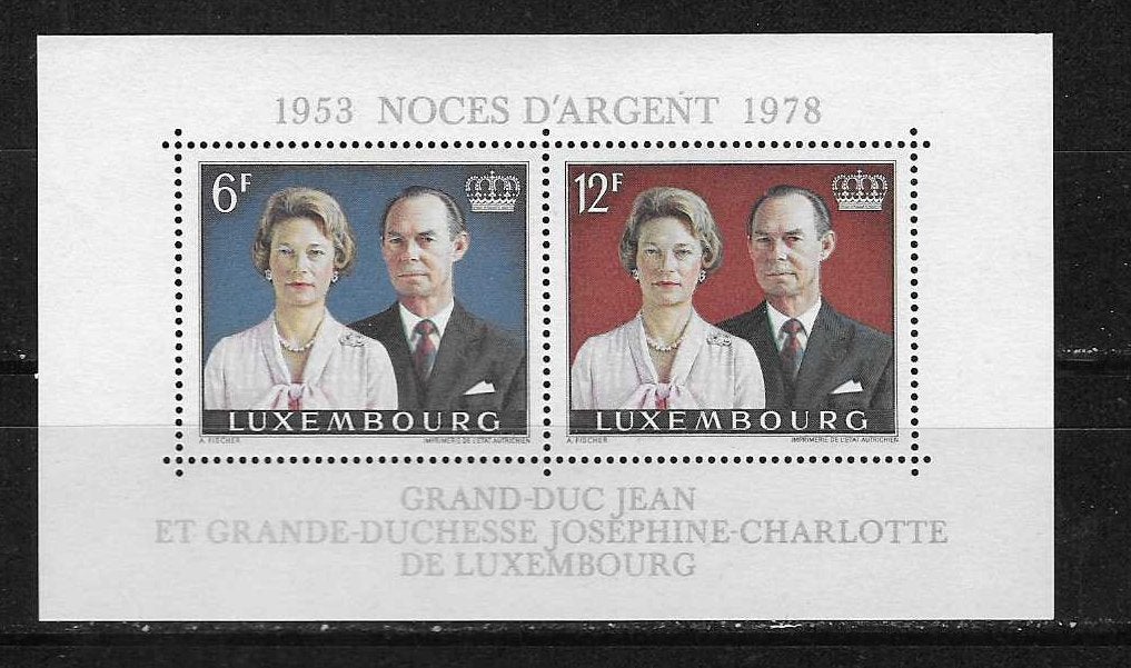 Luxemburg 962-963 blok 11 postfris, Ophalen of Verzenden, Luxemburg, Postfris