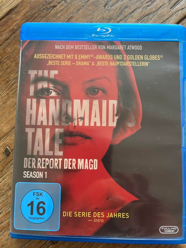 The Handmaid's Tale Seizoen 1 Blu-ray - Duits import, Ophalen of Verzenden, Zo goed als nieuw, Drama