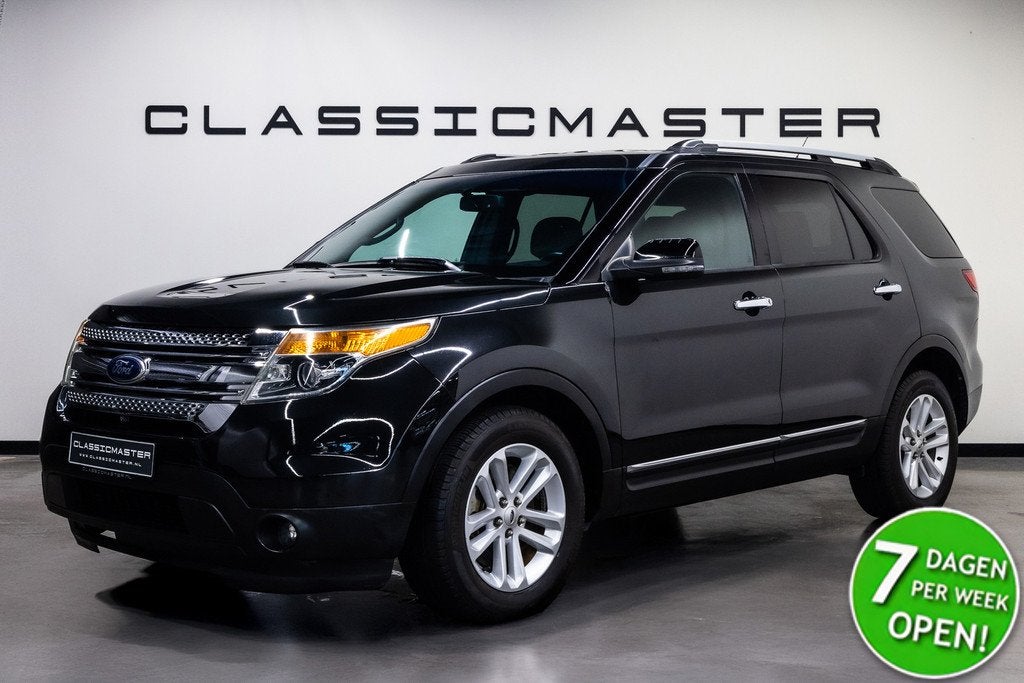 Ford Explorer XLT Ecoboost 7 Persoonsuitvoering Dealer auto, Auto's, Ford, Automaat, Gebruikt, Beige, Explorer