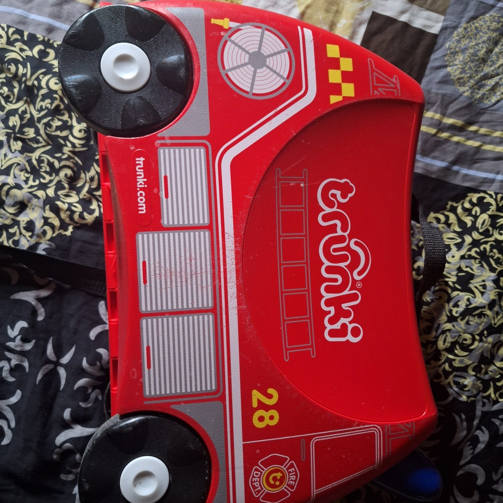 Trunki brandweer koffer - Kinderkoffer, Ophalen of Verzenden, Gebruikt