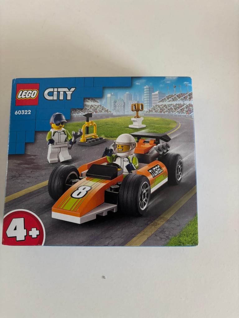 LEGO city raceauto, Ophalen of Verzenden, Zo goed als nieuw