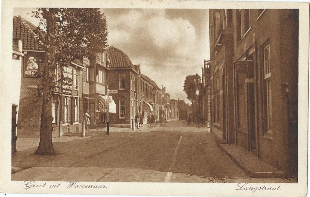 Ansichtkaart WASSENAAR  Langstraat    nautakaart, Verzenden, Ongelopen, Zuid-Holland