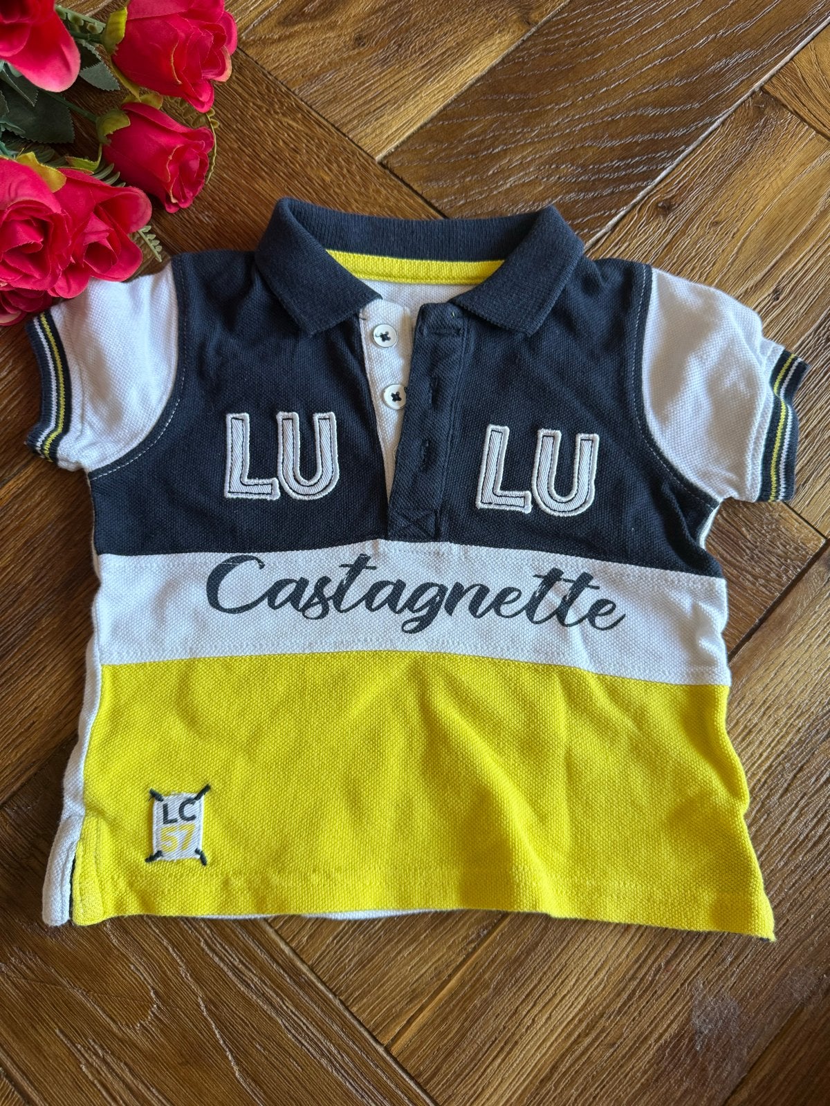 Lulu Castagnette polo shirt voor baby's maat 62, Verzenden, Zo goed als nieuw, Jongetje of Meisje
