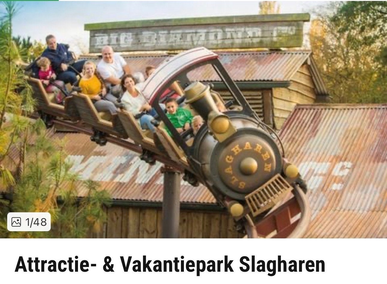 Vakantiepark Slagharen- Gevraagd kortingscode voor verblijf, Drie personen of meer, Kortingskaart